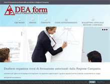 Tablet Screenshot of deaform.com